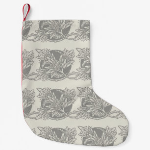 Minimalism i art nouveau Blommigt Liten Julstrumpa