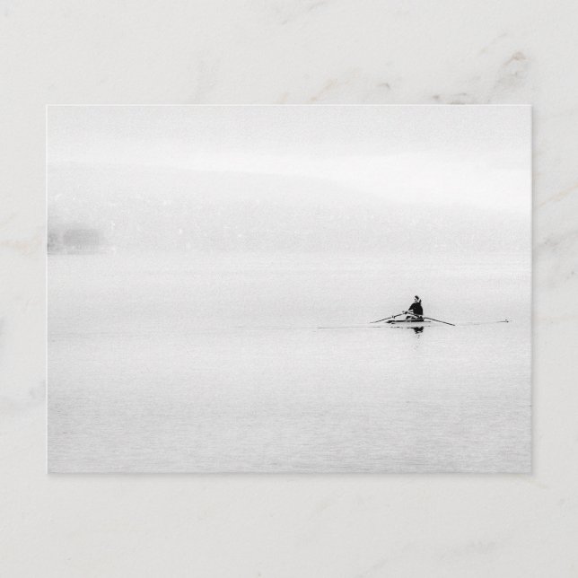 Minimalism med en enkel sladdning helg vykort (Framsida)