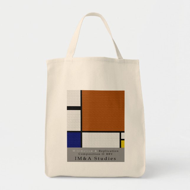 Minimalism Replication Comp II BBY GroceryTote Tygkasse (Framsidan)