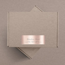 Minimalism Rosa ros  Returetiketter Returadress Etikett