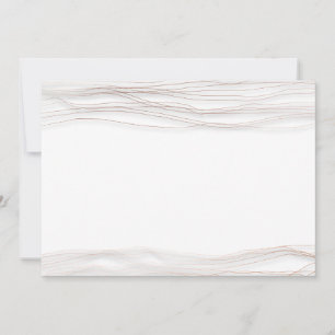 Minimalism Vit ros Grått Abstrakt känslig Linjer Inbjudningar