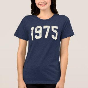 Minimalist 1975 Tee Shirt   50:e födelsedagsgåva