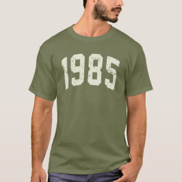 Minimalist 1985 Tee Shirt | 40:e födelsedagsgåva