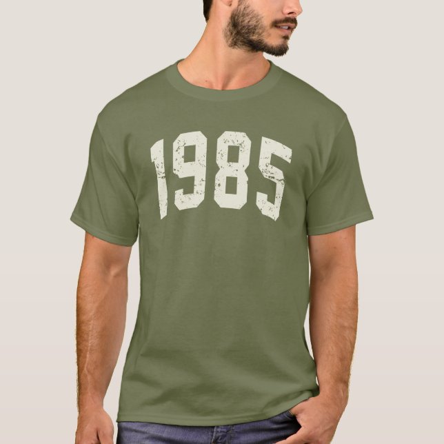 Minimalist 1985 Tee Shirt | 40:e födelsedagsgåva (Framsida)