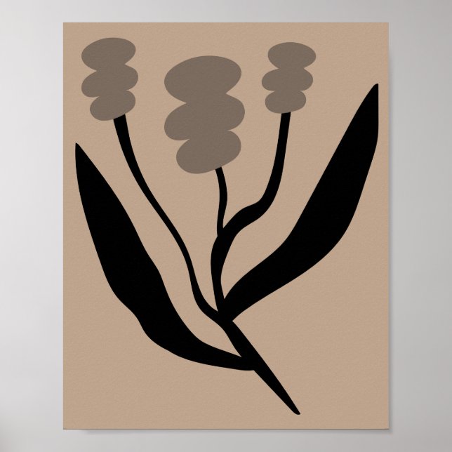 Minimalist Abstract Botanical Matisse Style Poster (Framsidan)