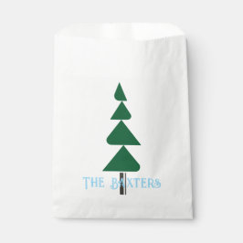 Minimalist Abstract Green Chic Christmas Tree