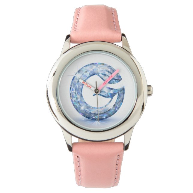 Minimalist Abstract Letter G  Armbandsur (Framsida)