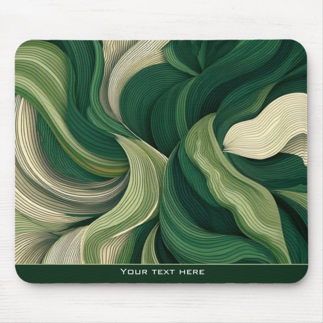 Minimalist Abstract Nature Earthy Green Botanical Musmatta (Framsidan)