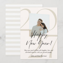 Minimalist and Aesthetic Happy New Year Photo 