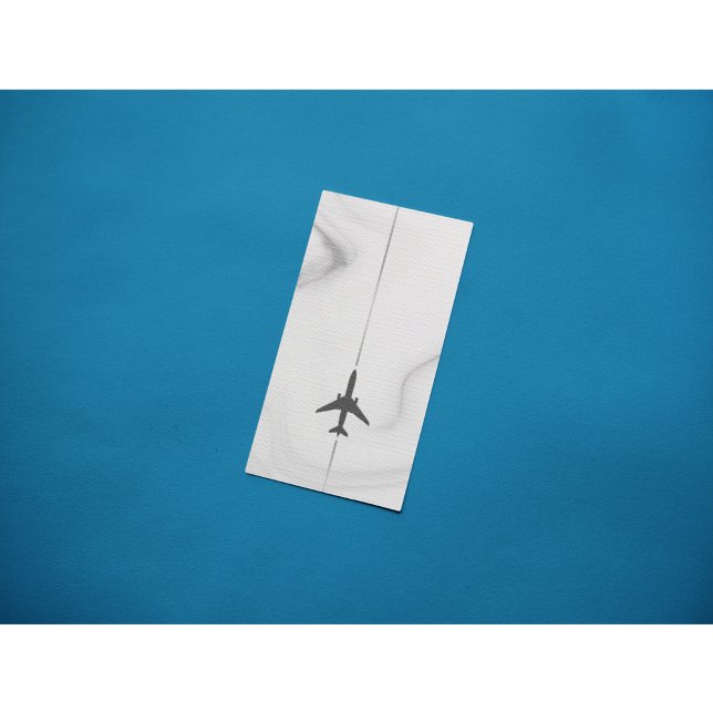 Minimalist Aviation Marble Mönster Visitkort (Skapare uppladdad)