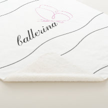 Minimalist Ballerina & Rosa Butterfly White