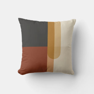 Minimalist Bauhaus Pillow - Abstrakt Färg Block Kudde