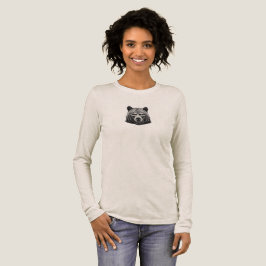 Minimalist Bear Graphic Long Sleeve Shirt – Cute W T Shirt
