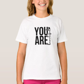 Minimalist “Beautiful” Typography Design – Black a T Shirt