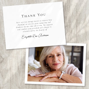 Minimalist Bereavement Funeral Tack Kort