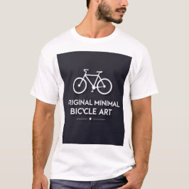 Minimalist Bicycle Art T Shirt