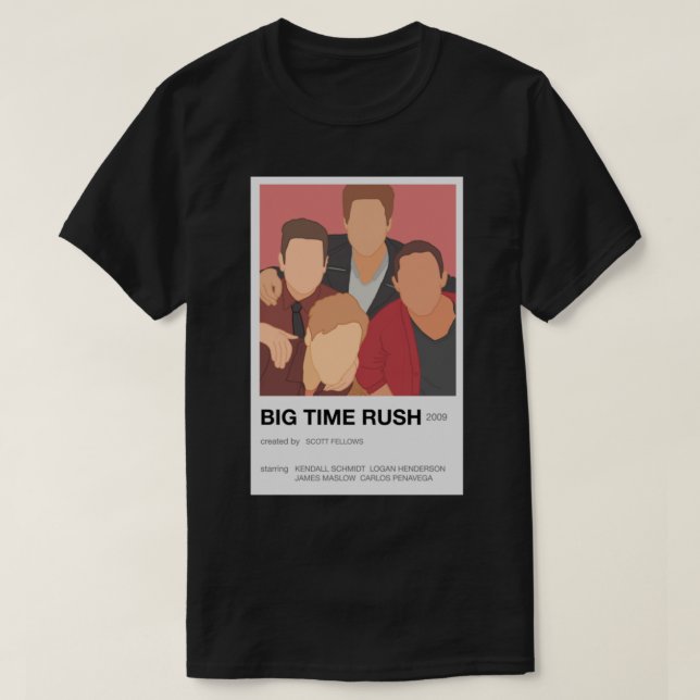 Minimalist Big Time Rush Pantone T Shirt (Design framsida)