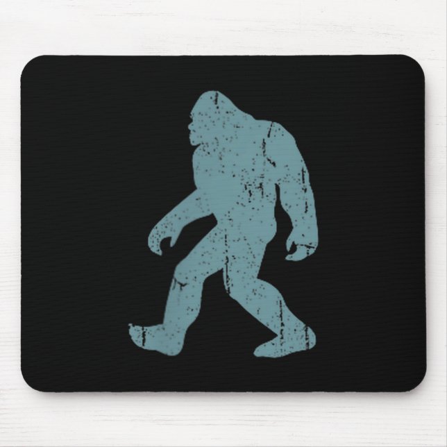 Minimalist Bigfoot Cket Logo Sasquatch Cryptid Coo Musmatta (Framsidan)