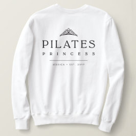 Minimalist Black and White Simple Pilates Princess T Shirt
