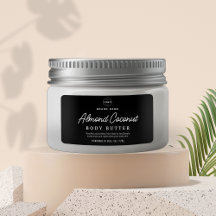 Minimalist Black Body SCrub Cosmetic Burk Product 