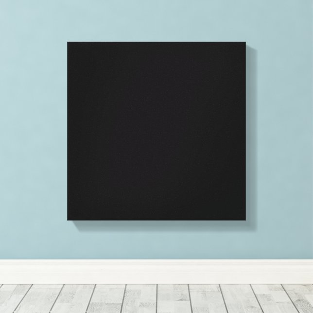 Minimalist Black Cat Silhouette  Canvastryck (Insitu (trägolv))