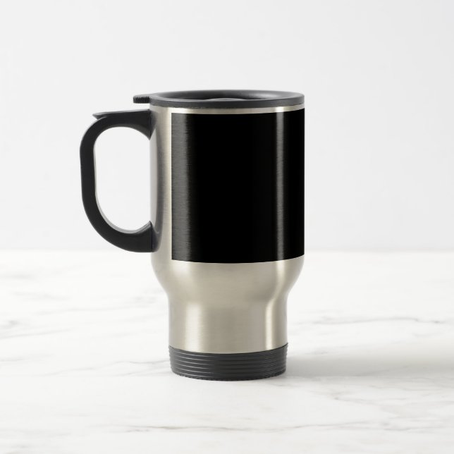 Minimalist Black Cat Silhouette  Resemugg (Vänster)