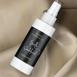 Minimalist Black Luft Freshener Mist Spray Flaska Fraktsedel
