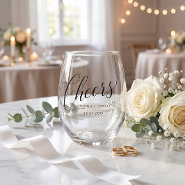 Minimalist black white cheers