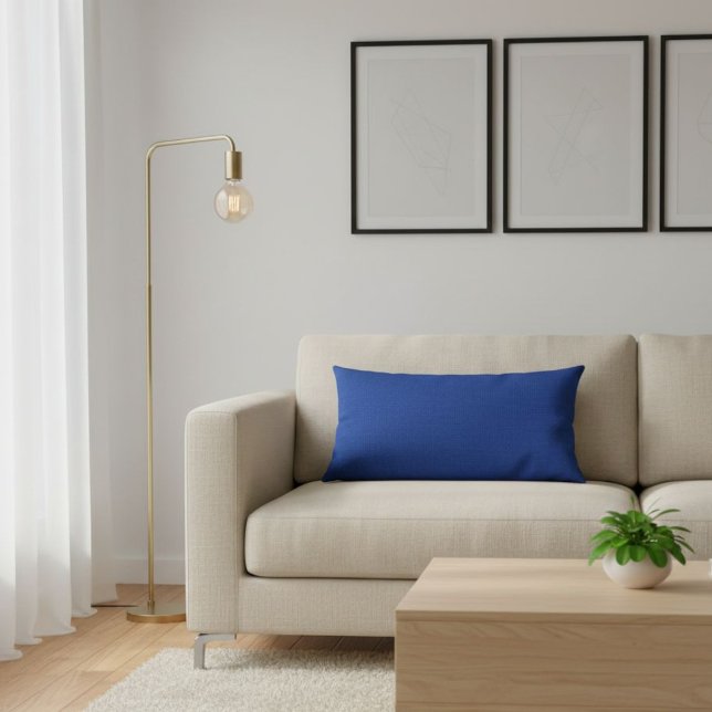 Minimalist blue nautical cushion, Decorative  Lumbarkudde (Skapare uppladdad)