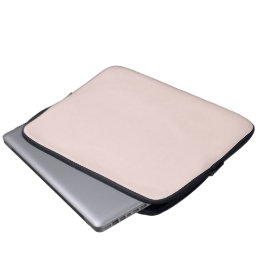 Minimalist blush pink plain solid color elegant laptop fodral