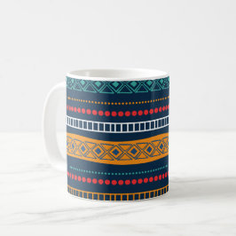 Minimalist Boh mönster Kaffemugg