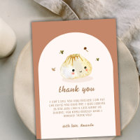 Minimalist Boho Arch China Dumpling Baby Shower