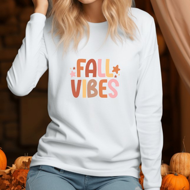 Minimalist Boho Fall Vibes T-Shirt (Boho Fall Vibes)