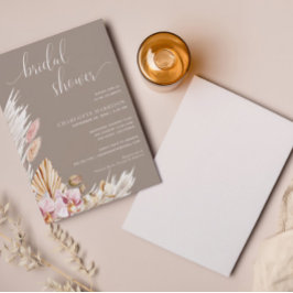 Minimalist Boho Pampas Grass | MÖHIPPA Inbjudningar