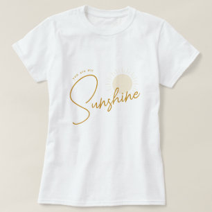 Minimalist Boho Sunshine Baby Shower Mamma T-Shirt