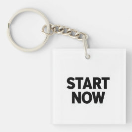 Minimalist bold start now text