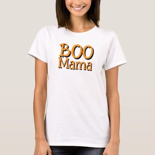 Minimalist Boo Mamma T-Shirt (Framsida)