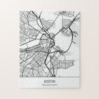 Minimalist Boston Massachusetts Pussel