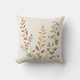Minimalist Botanical Branches Decorative Pillow Kudde