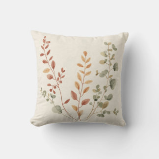 Minimalist Botanical Branches Decorative Pillow Kudde