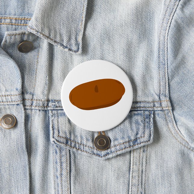 Minimalist Brown Beret Fransk Hat Knapp (Skapare uppladdad)