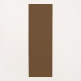 Minimalist Brown Yoga Mat