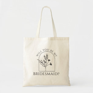 Minimalist Brudtärna Förslag Bröllopshuvudtärna Tygkasse