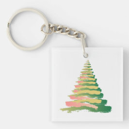Minimalist Brushstroke Christmas Tree