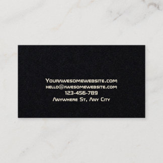 Minimalist business card  visitkort