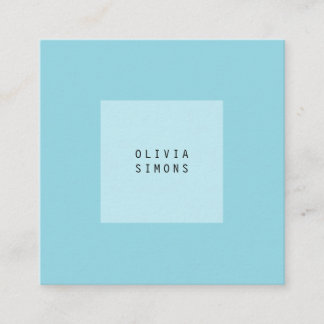 Minimalist Business Cards Fyrkantigt Visitkort