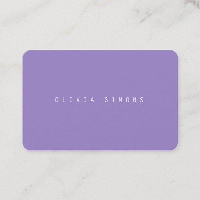 Minimalist Business Cards Visitkort (Framsida)