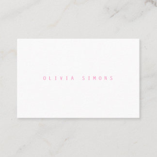 Minimalist Business Cards Visitkort