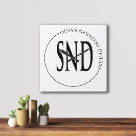 Minimalist Business Corporate Gift and Decor Fyrkantig Klocka