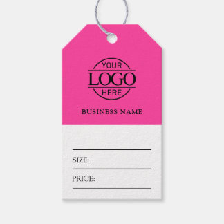Minimalist Business Logo Clothing Price Hang Tag Presentetikett